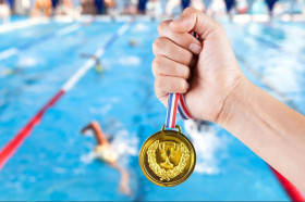 Поздравляем призёра городских соревнований по плаванию!.